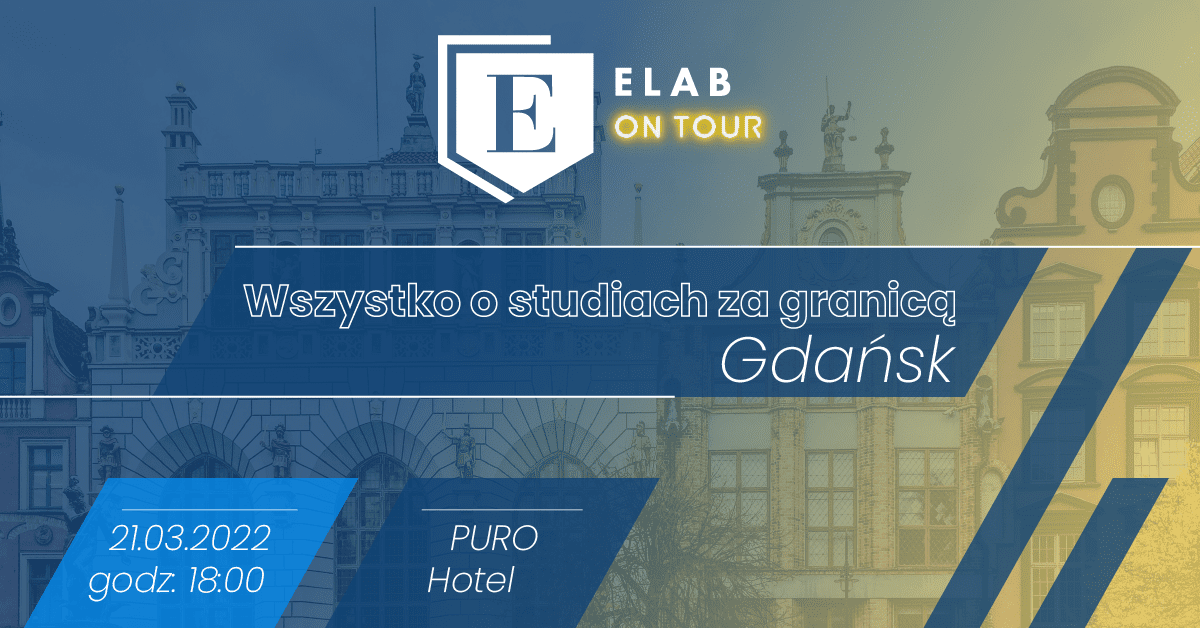 Elab on Tour Gdańsk - spotkania dla rodziców - studia za granicą